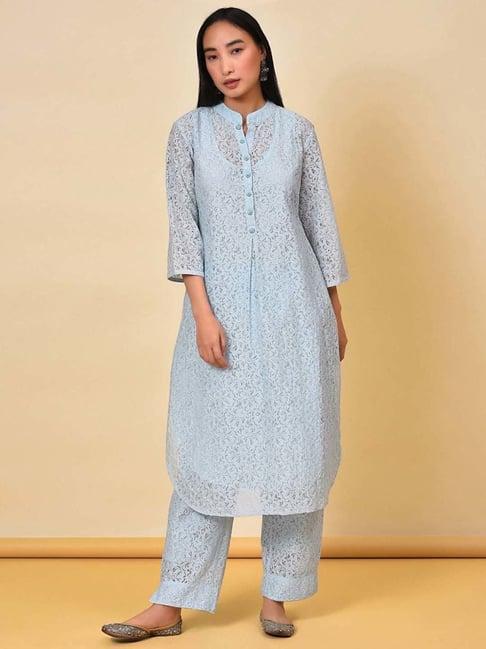 nuhh susegad iceberg kurta & pant set