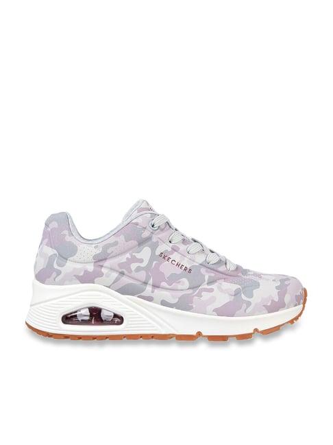 skechers women's uno-in camo neato camouflage lifestyle lace up shoe