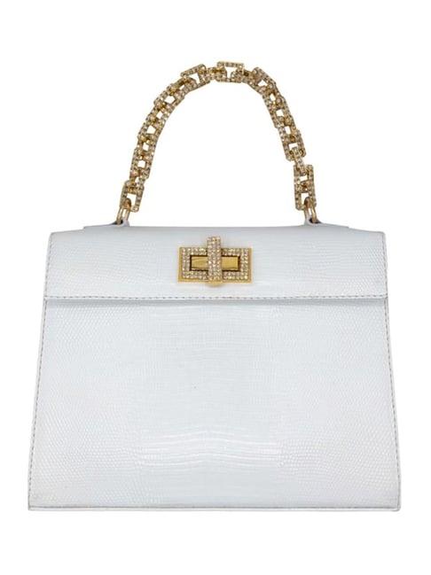 gedebe white sophie animal effect small satchel