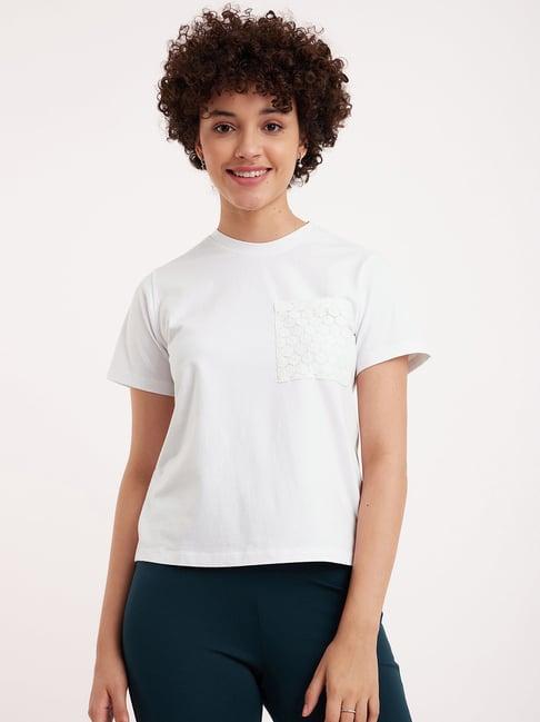 fablestreet white cotton t-shirt