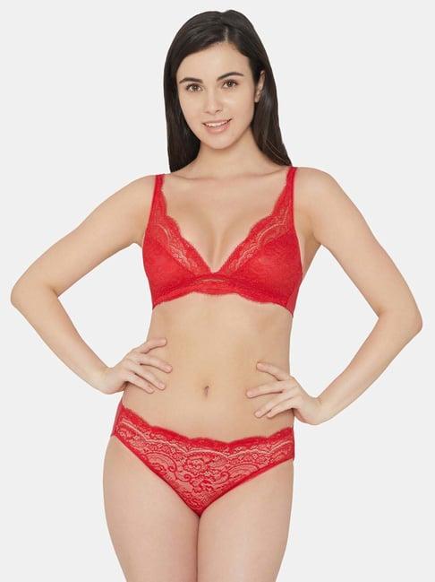 wacoal red lace work bralette bra