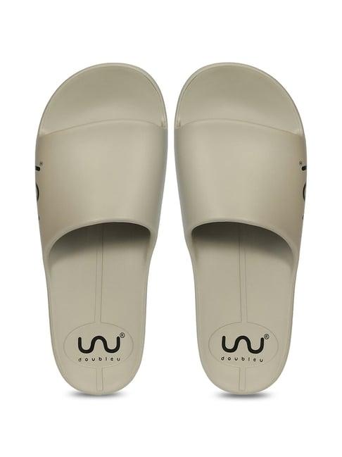 doubleu men's khaki slides