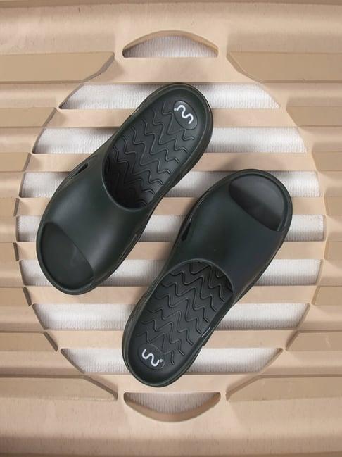 doubleu men's olive slides