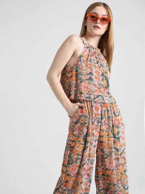 only multicolor printed jumpsuit