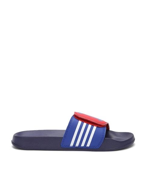 united colors of benetton women's blue slides