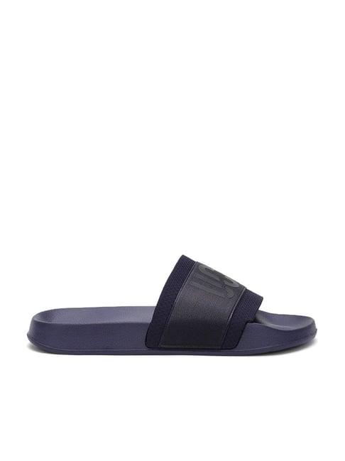 united colors of benetton women's navy slides