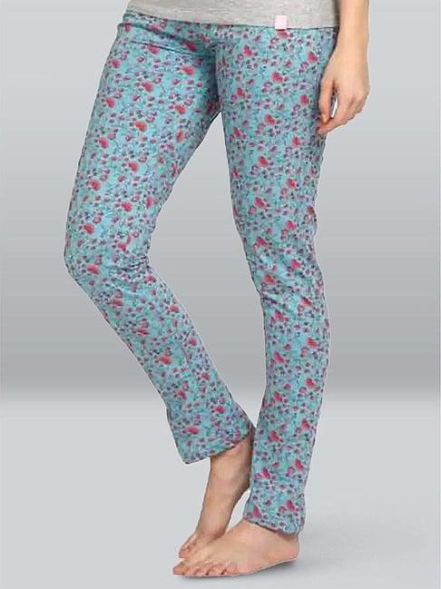 lyra blue & red printed pyjamas