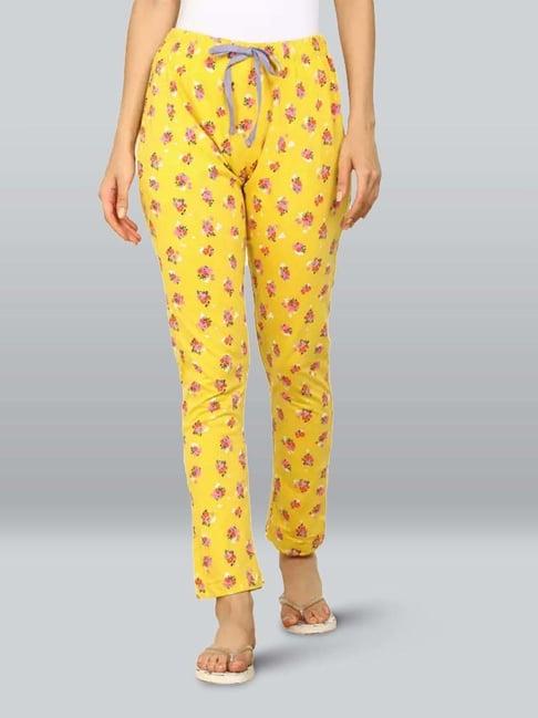 lyra yellow printed pyjamas