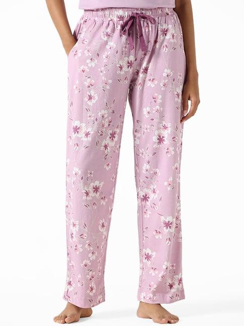 wunderlove by westside orchid printed floral pyjamas