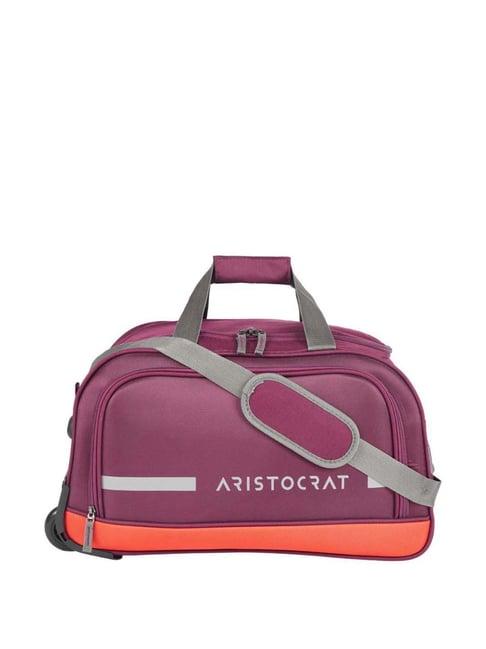 aristocrat cleo wine small duffle trolley bag