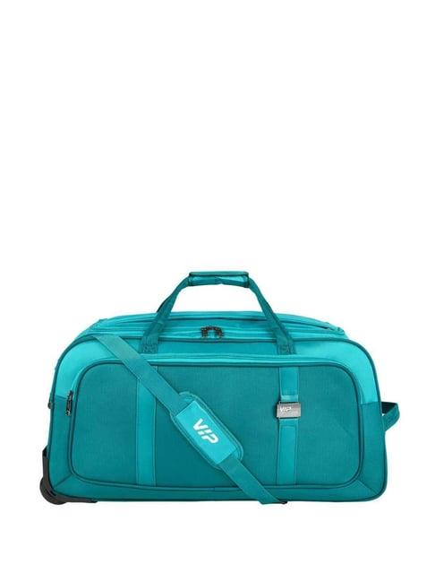 vip tristen x dft blue medium duffle trolley bag