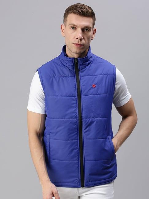 onn blue regular fit jacket