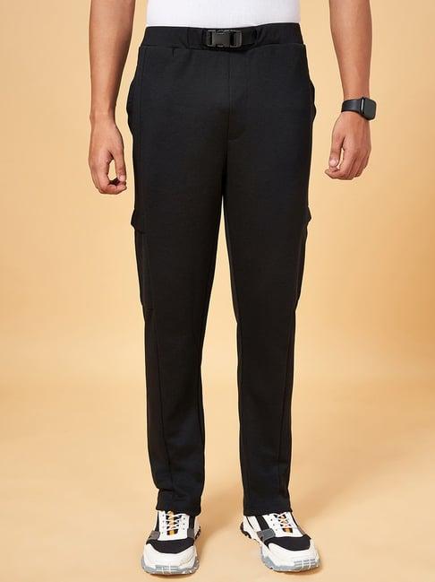 ajile by pantaloons black slim fit trackpants