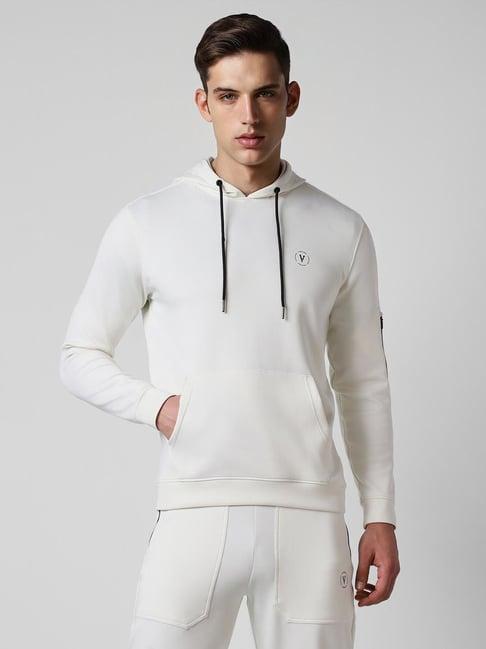 van heusen flex white regular fit tracksuit