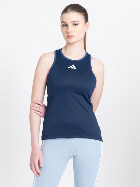 adidas blue tennis tank top