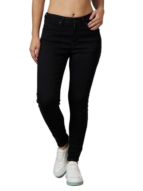 being human black super skinny fit mid rise jeans