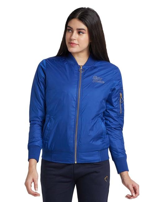 being human blue bomber jacket