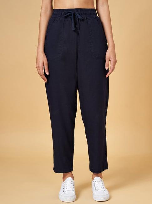 honey by pantaloons navy high rise pants