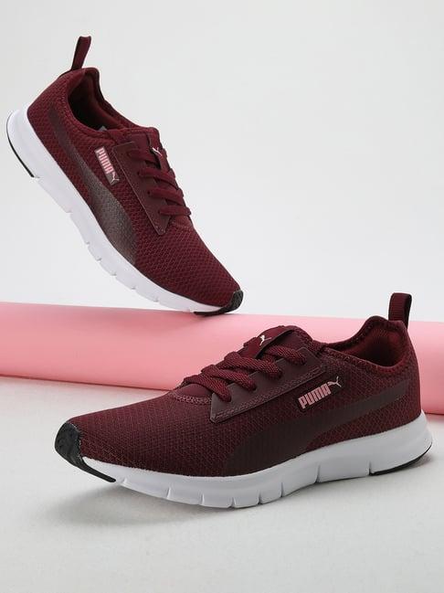 puma women's reflex maroon sneakers