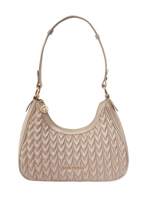 lino perros pearl quilted medium hobo shoulder bag