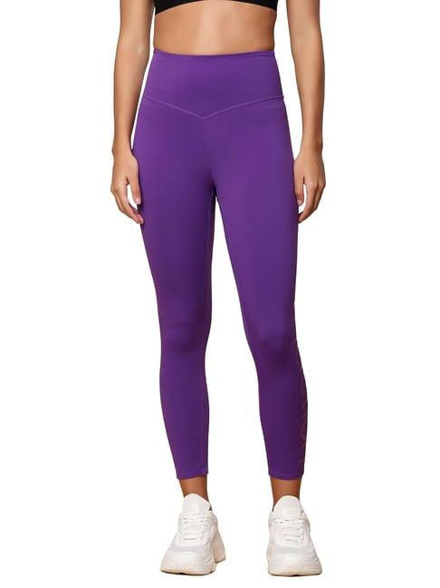 triumph purple printed tights