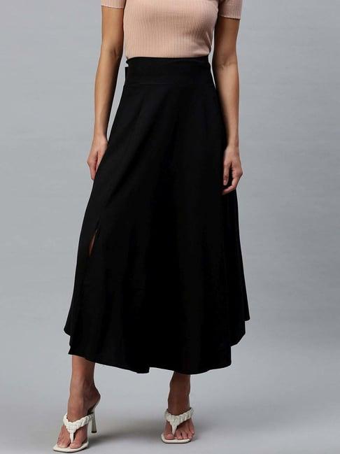 london rag black maxi skirt