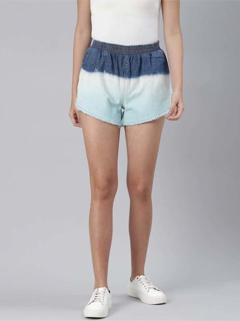 london rag blue printed shorts