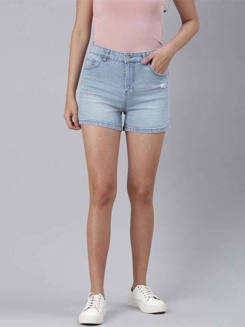 london rag blue cotton shorts