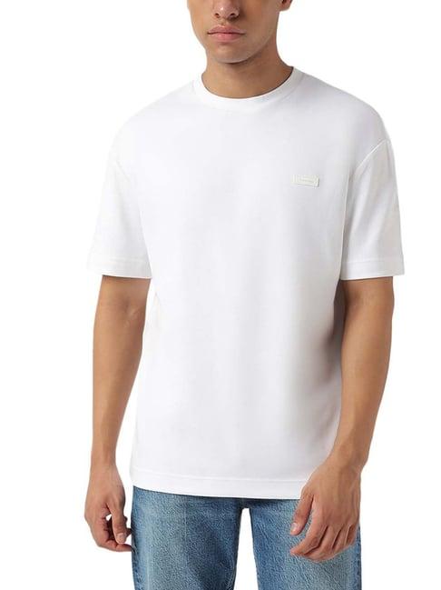 calvin klein jeans bright white comfort fit t-shirt