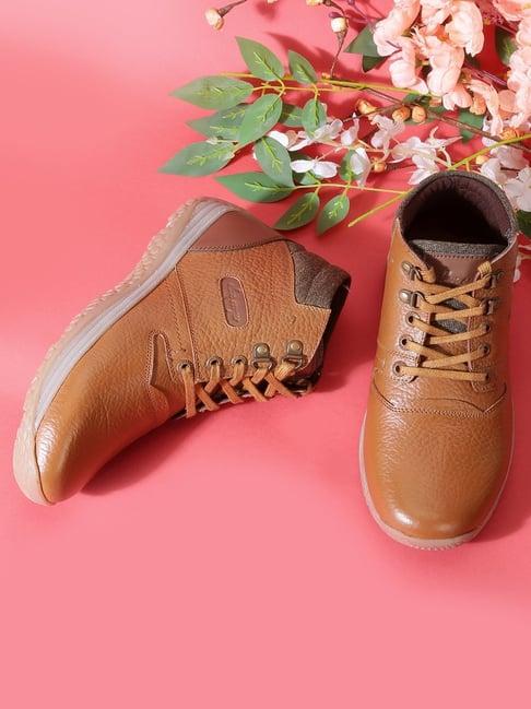 allen cooper men's tan derby boots