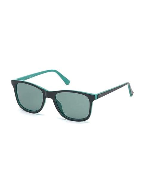 guess green square sunglasses for boys