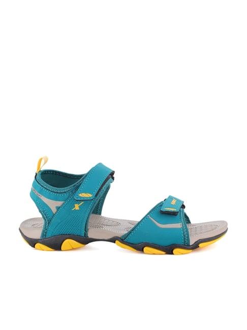 sparx women's sea green floater sandals