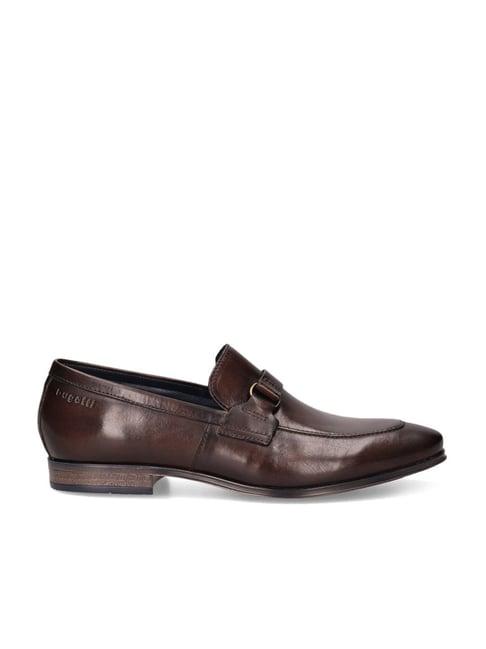 bugatti men's margo brown formal loafers