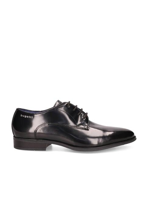 bugatti men's zavinio black derby shoes