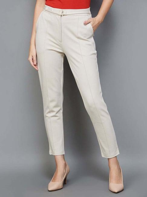 code by lifestyle beige mid rise pants