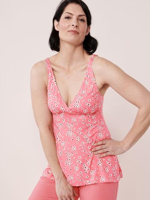 la vie en rose pink printed camisole