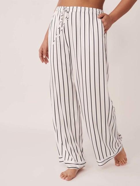 la vie en rose white & black striped pyjamas