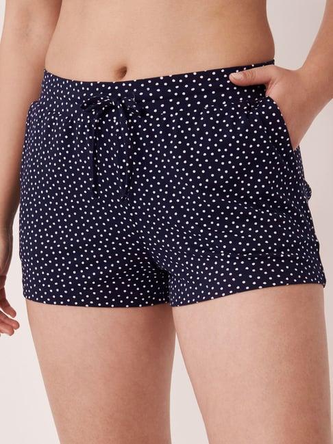 la vie en rose blue polka dots shorts