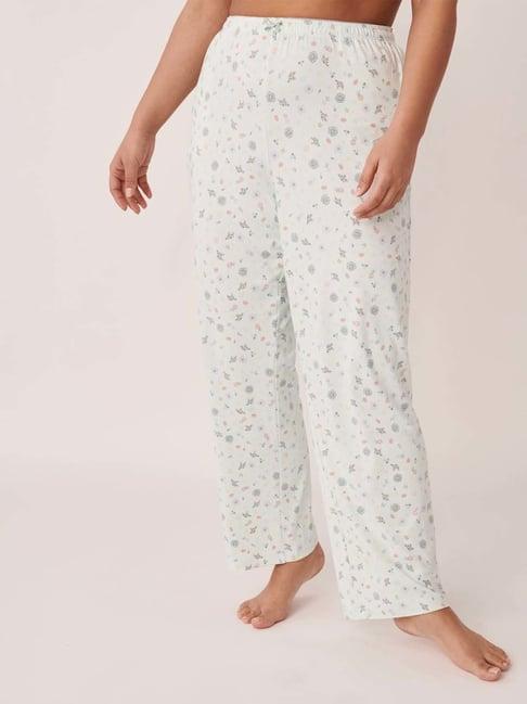 la vie en rose green floral print pyjamas