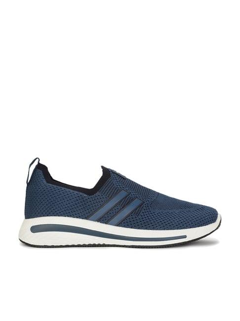 north star by bata men's blue walking shoes