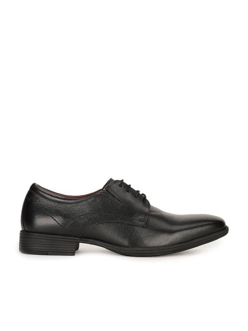 hush puppies by bata men's black derby shoes