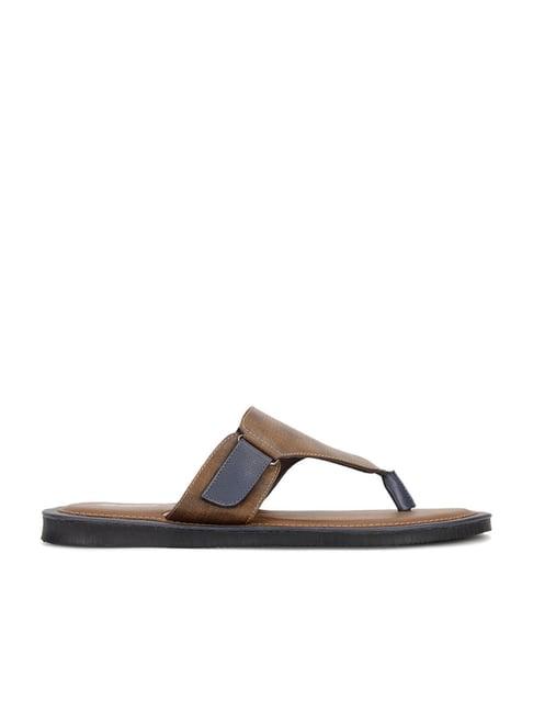 bata men's tan thong sandals