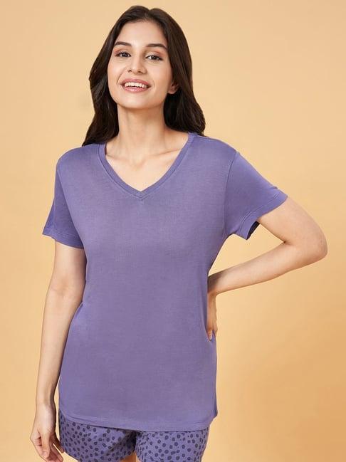 dreamz by pantaloons purple cotton t-shirt