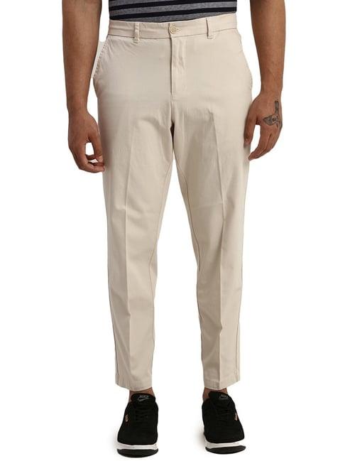 parx light fawn carrot fit trousers