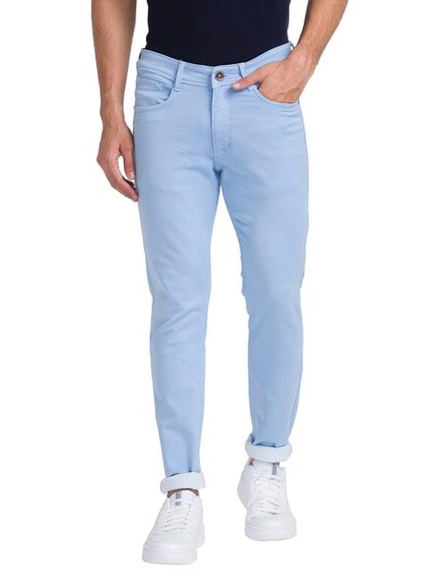 park avenue blue super slim fit jeans