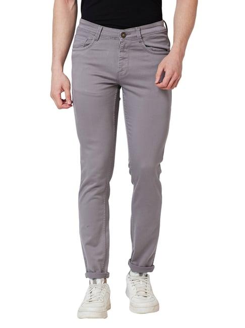 park avenue grey super slim fit jeans