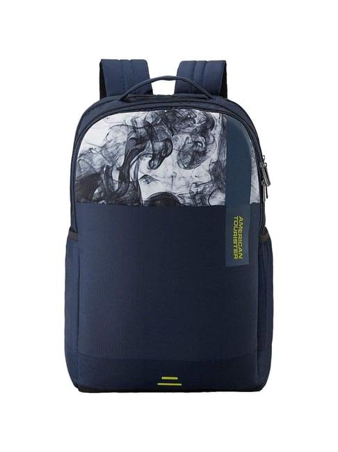 american tourister spin 29 ltrs navy blue medium laptop backpack