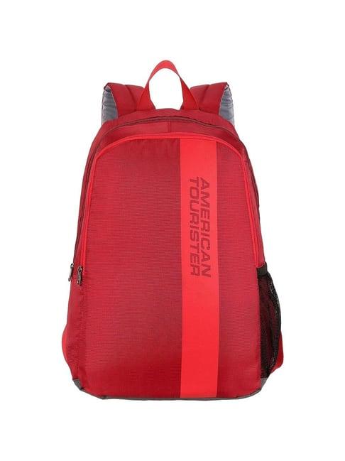 american tourister wave 24 ltrs red medium backpack