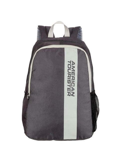 american tourister wave 24 ltrs grey medium backpack