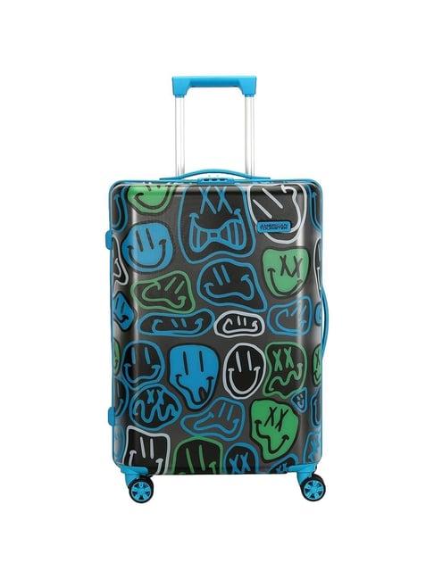 american tourister swag-on multicolor printed hard medium trolley bag - 57 cm